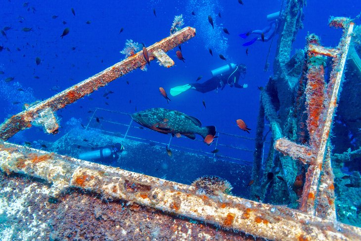 Diving the Zenobia