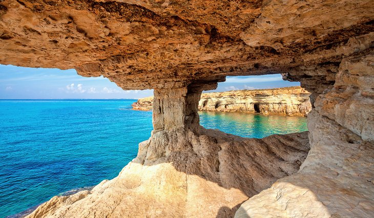 Cape Greco sea caves