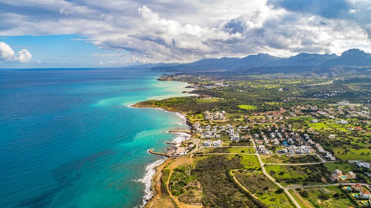 North Cyprus coastline view