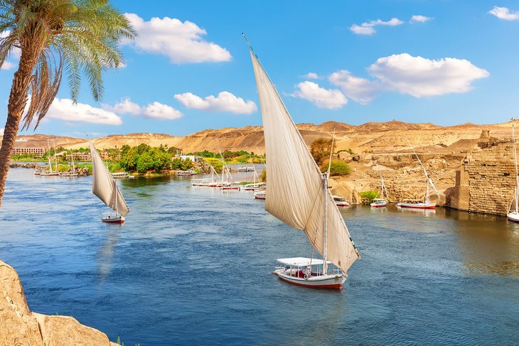 Feluccas at Aswan