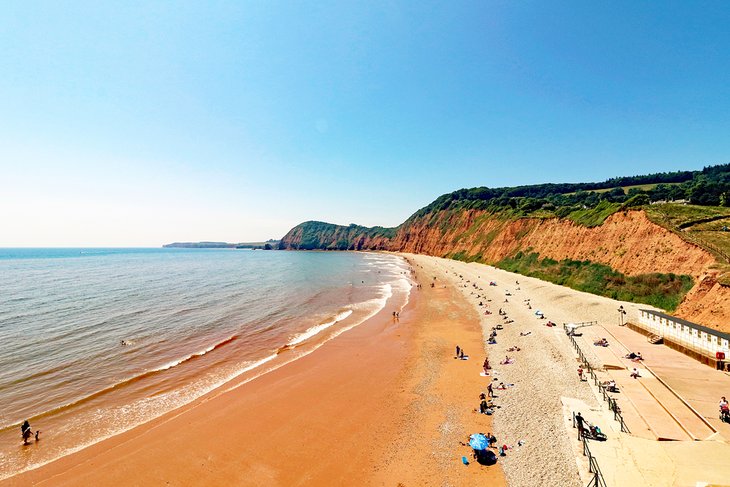 Jacob's Ladder Beach in Sidmouth