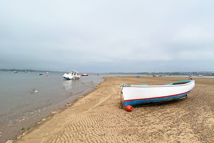 Boats along the River Exe