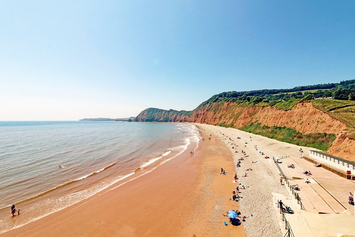 Jacob's Ladder Beach in Sidmouth