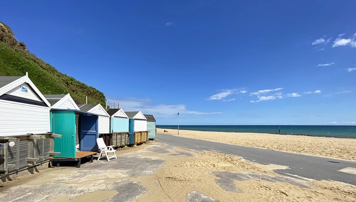 Beach huts at Fisherman's Walk Beach