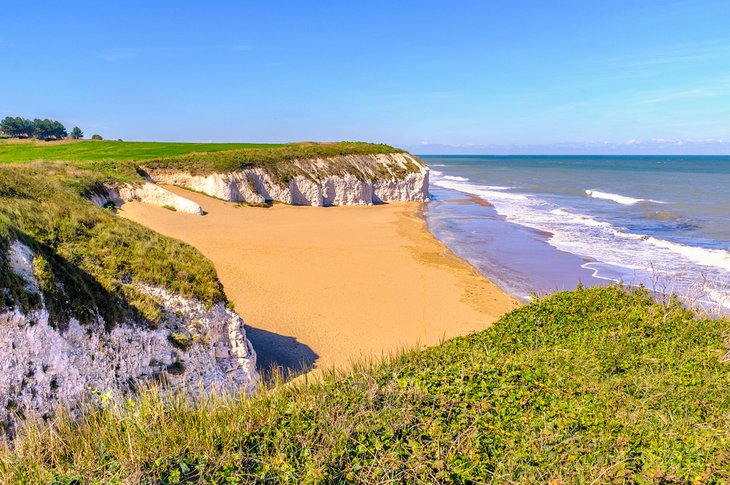 Botany Bay beach on the Kent coast