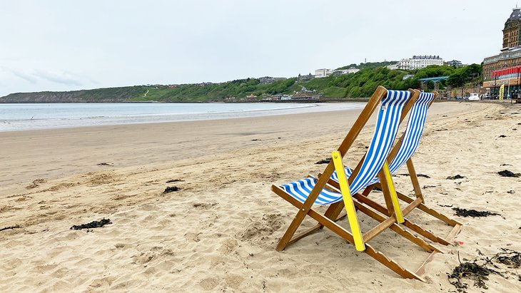 Beach chairs on South Bay Beach