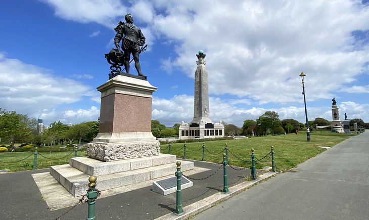 Sir Francis Drake Statue at the Armada Monument
