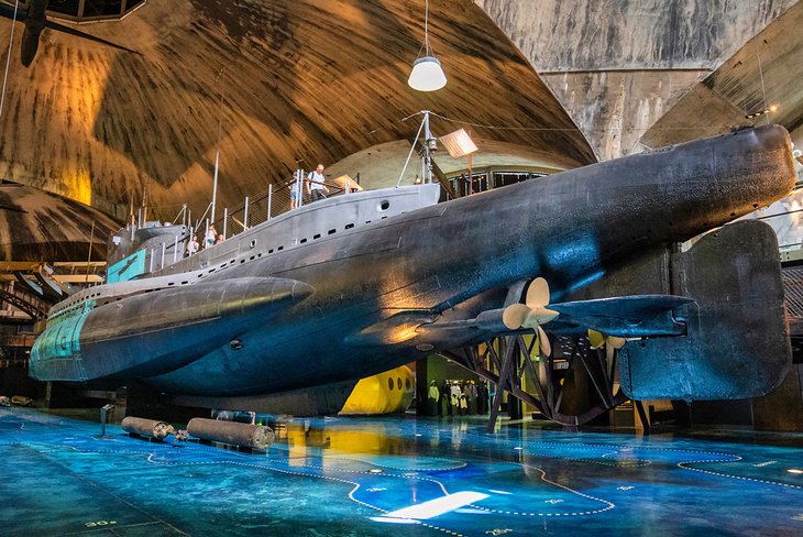 Submarine at Lennusadam Seaplane Harbour