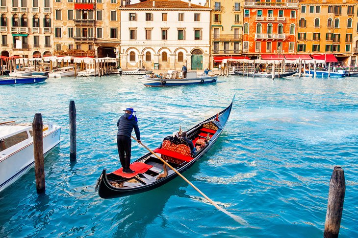 Gondolier on the Grand Canal