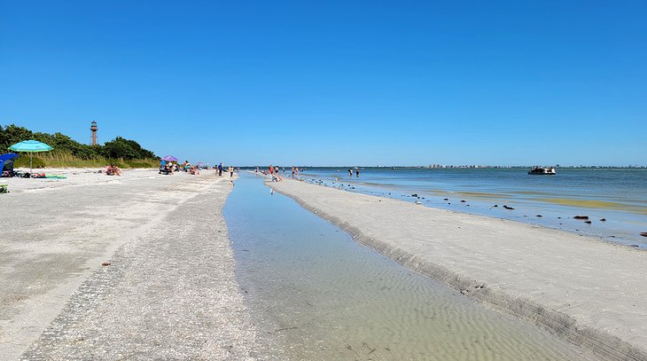 Lighthouse Beach on Sanibel Island