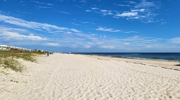 Beach near the lighthouse on St. George Island