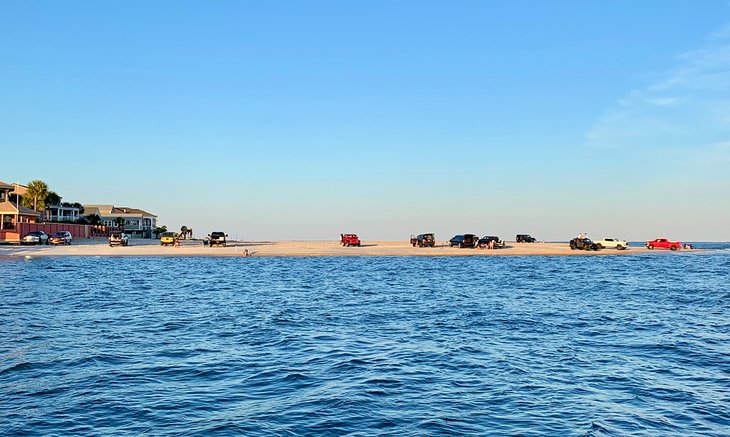 Cars on Porpoise Point