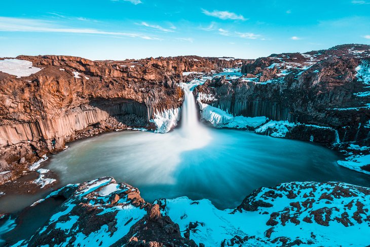 Aldeyjarfoss waterfall