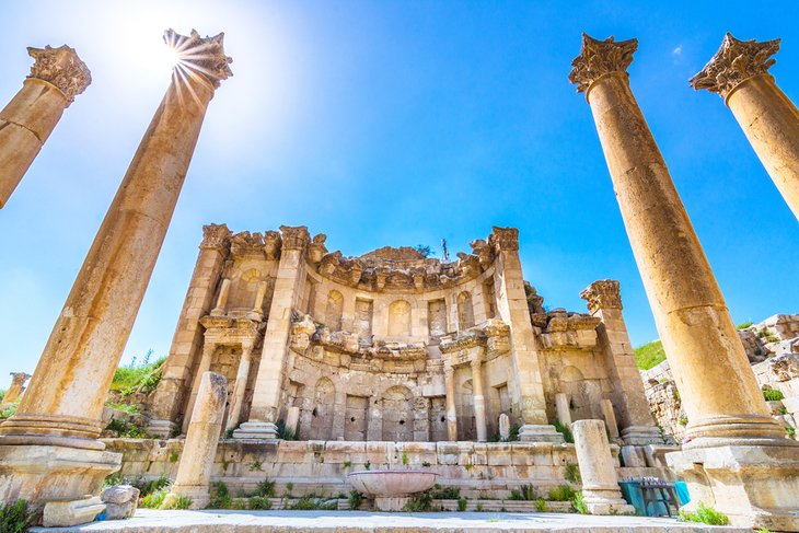 Roman ruins in Jerash