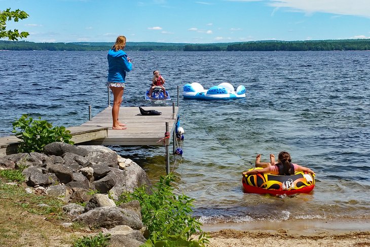 Summer fun on Sebago Lake