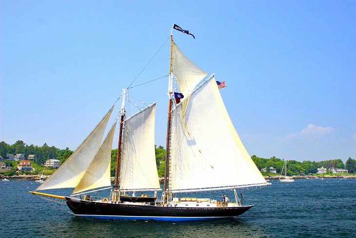 Windjammer in Boothbay Harbor, Maine