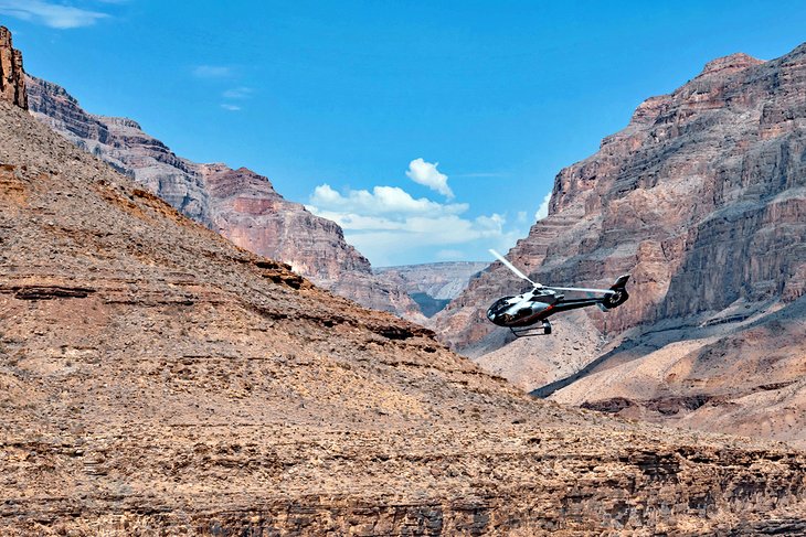 Helicopter tour over the Grand Canyon