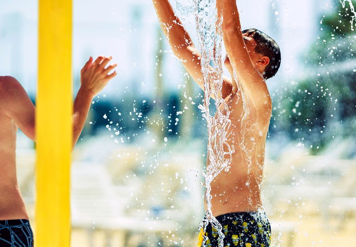 Family water park fun