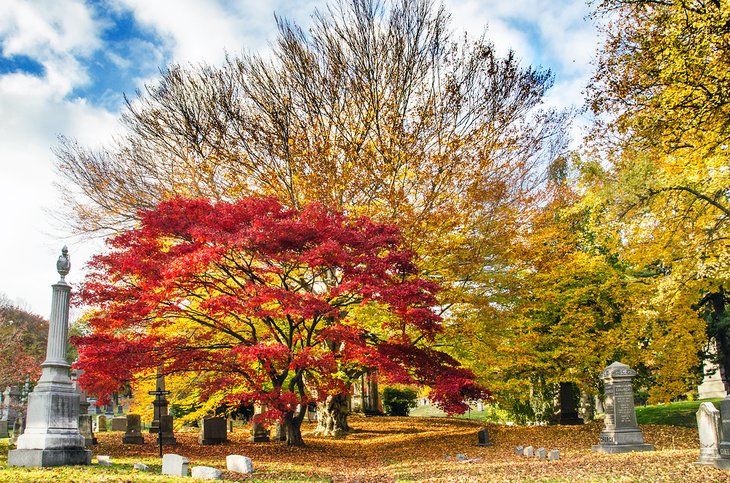 Green-Wood Cemetery in Brooklyn, New York