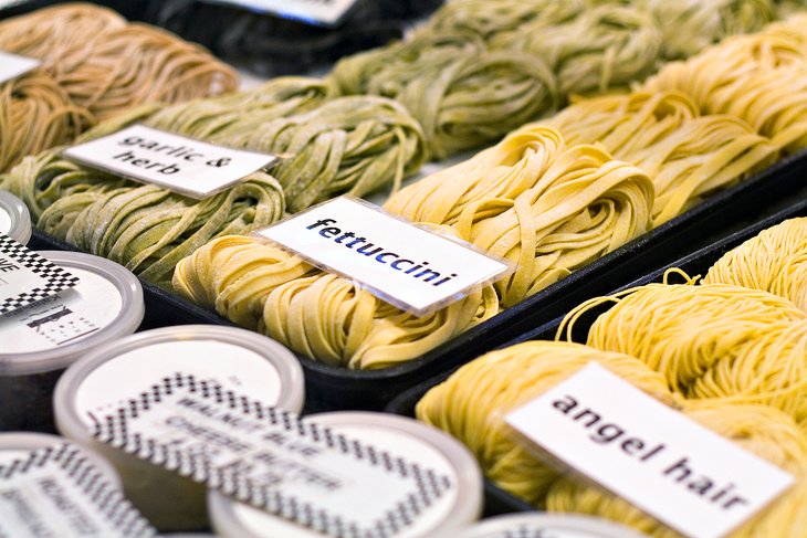 Fresh pasta at the West Side Market