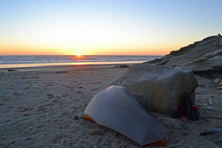 Camping on the Oregon Coast Trail