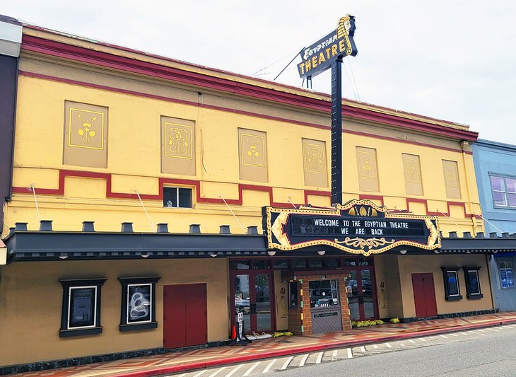 The Egyptian Theatre in Coos Bay