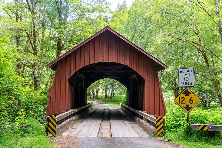 North Fork Yachats Covered Bridge