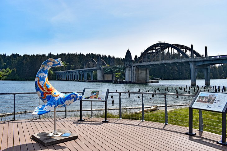 Siuslaw River Bridge in Florence