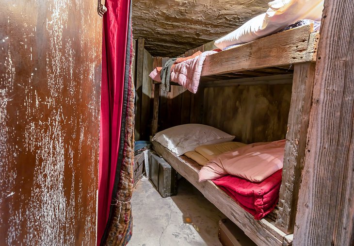 Jewish workers bedroom in Oskar Schindler's enamel factory