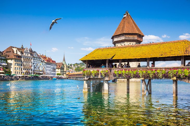 Lake Lucerne's Chapel Bridge