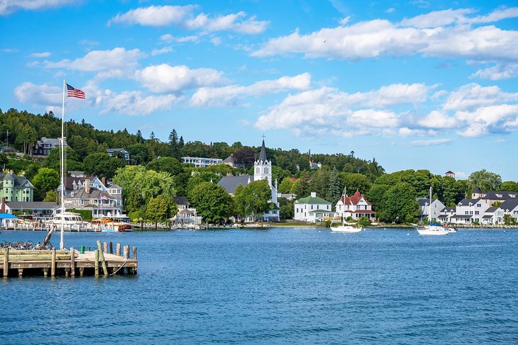 View of Mackinac Island, Michigan