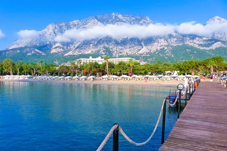 Beldibi Beach from the pier