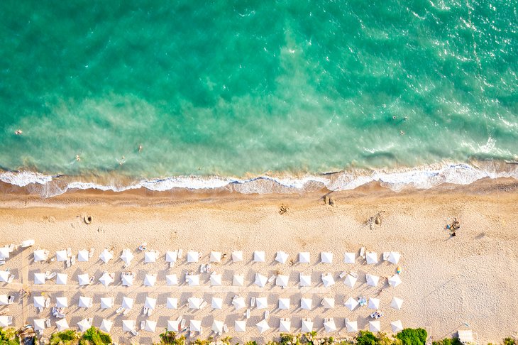 Aerial view of Belek Beach