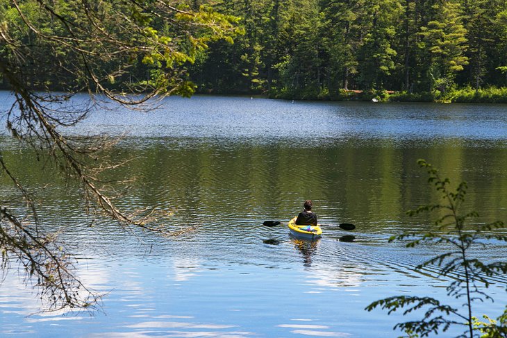 Kayaker on Lake St. Catherine