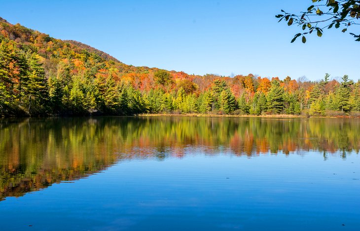 Fall colors at Equinox Pond