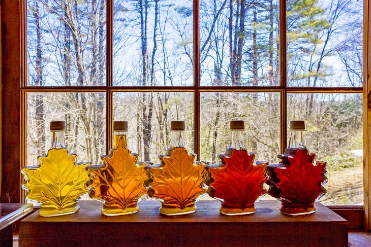 Various grades of Vermont Maple Syrup