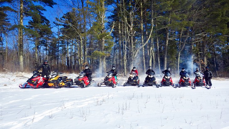 Snowmobiling in Northwest Wisconsin