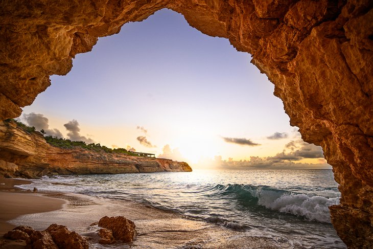 Limestone arch in Anguilla