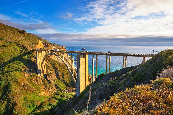 Bixby Bridge on the Pacific Coast Highway near Big Sur