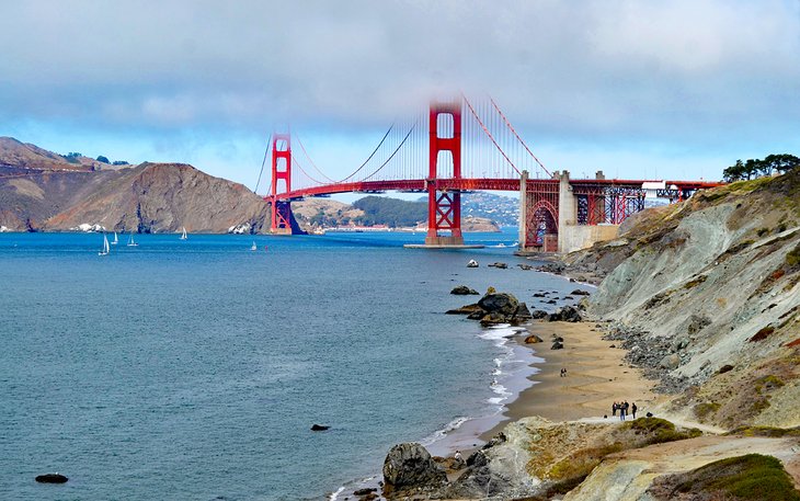 Golden Gate Bridge from the Presidio