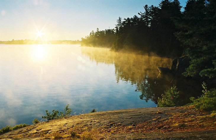 Diamond Lake at sunrise