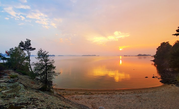 Sunset on Rainy Lake