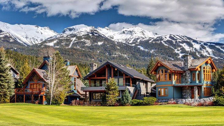 Homes on Nicklaus North Golf Course in Whistler