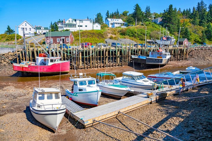 Hall's Harbour at low tide