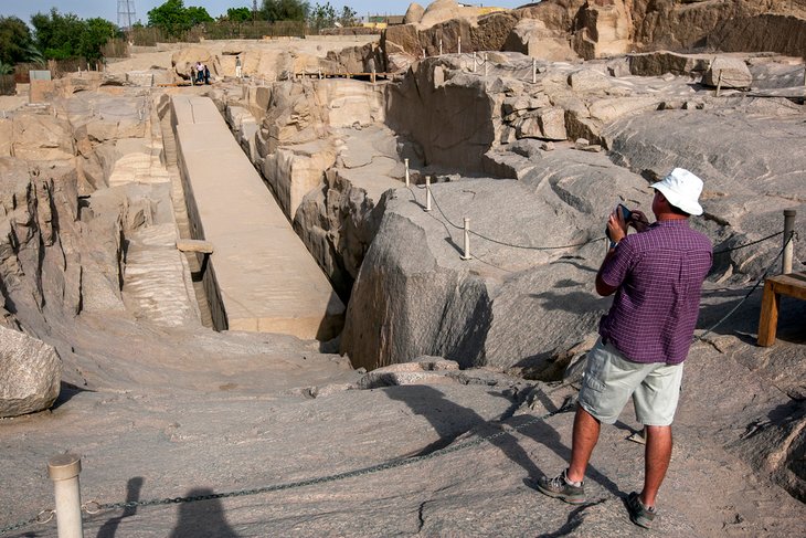 Unfinished Obelisk in Aswan's Western Quarry