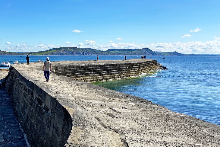 Walking along The Cobb