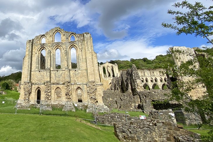 Abbey ruins in Rievaulx