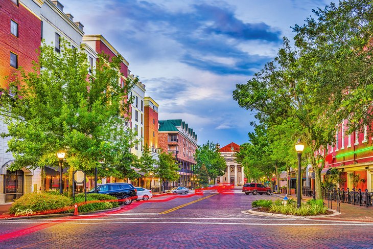 Gainesville, Florida at dusk