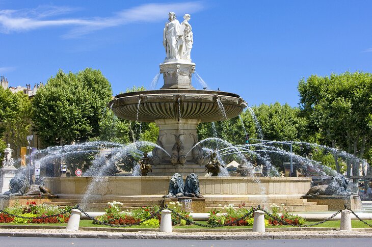 Fontaine de la Rotonde, Cours Mirabeau