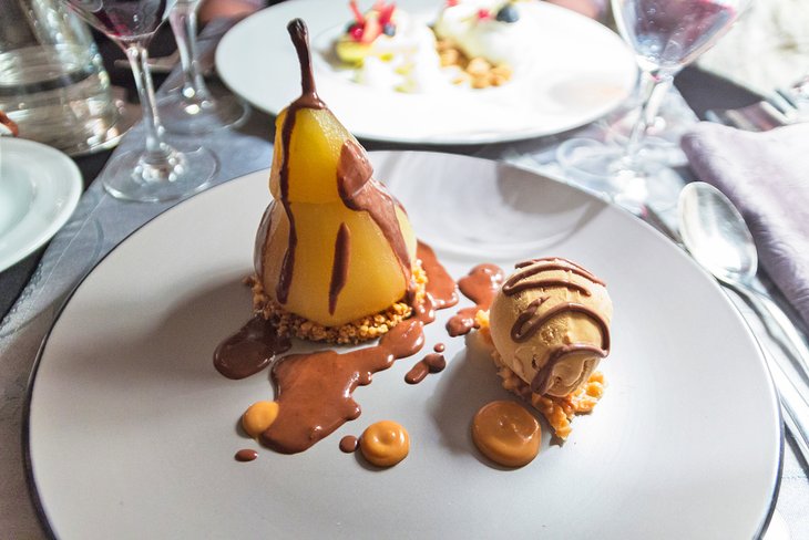 Michelin star meal at a Paris restaurant